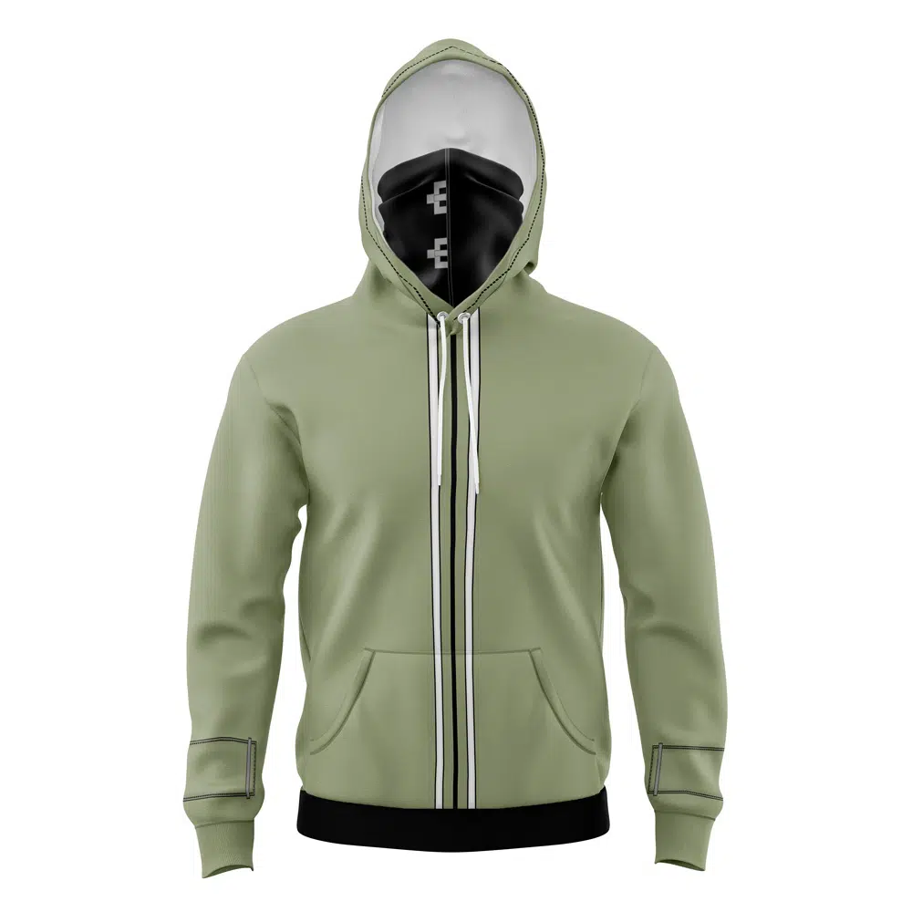 Shino Aburame Shippuden Masked Hoodie