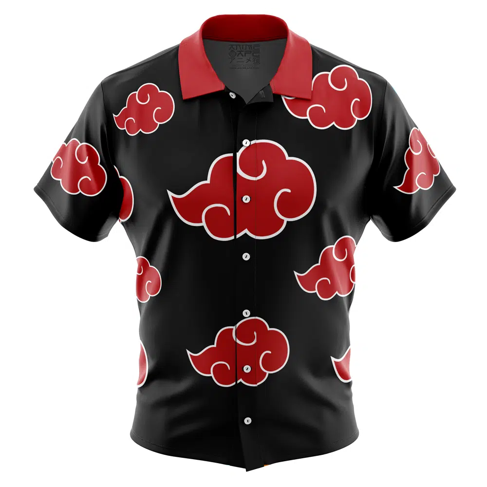 Akatsuki Button Up Hawaiian Shirt