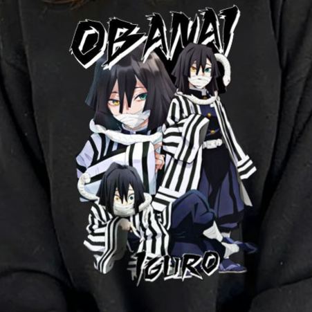 [Copy]Demon Slayer Himejima Gyomei Print Long Sleeve Retro Sweatshirt