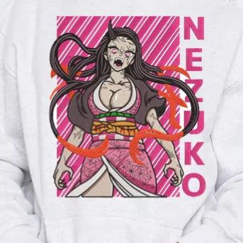 Demon Slayer Kokushibo Anime Print Hoodie