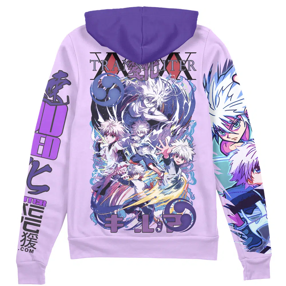 Killua Zoldyck V4 Hunter x Hunter Streetwear Zip Hoodie Jacket