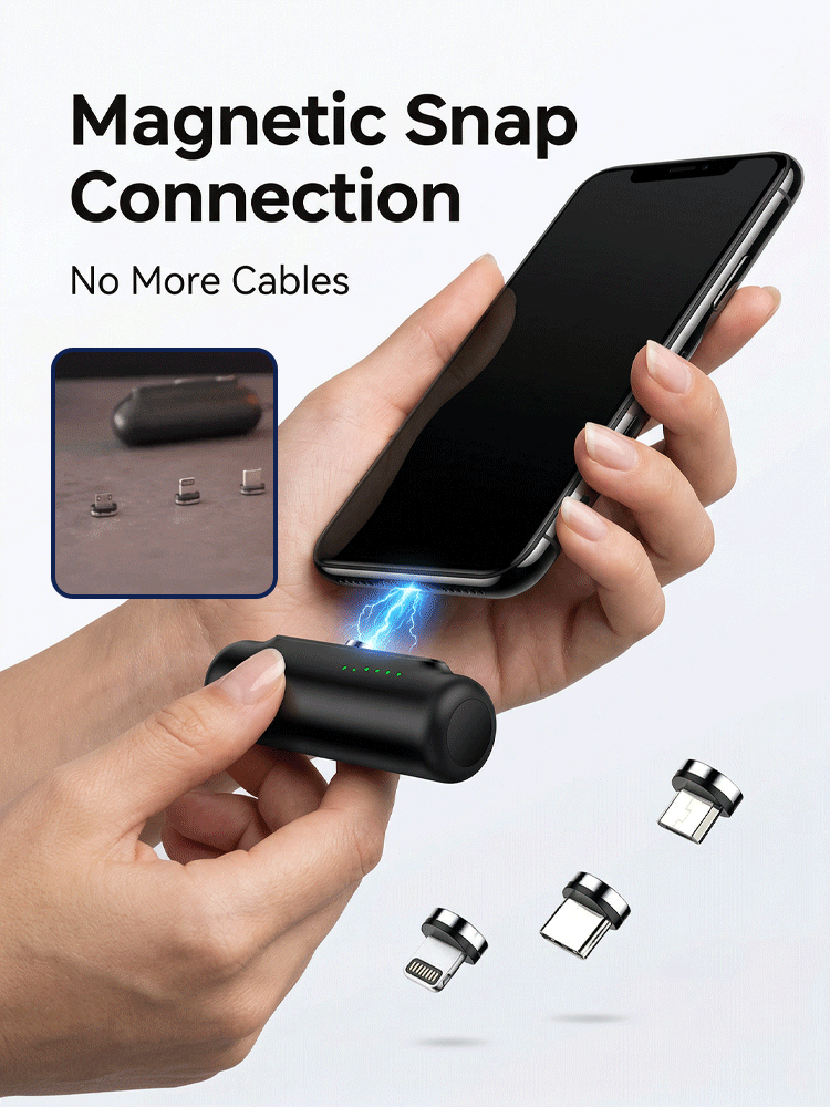[Limited-time offer: Universal Magnetic Power Bank with Three Interfaces]