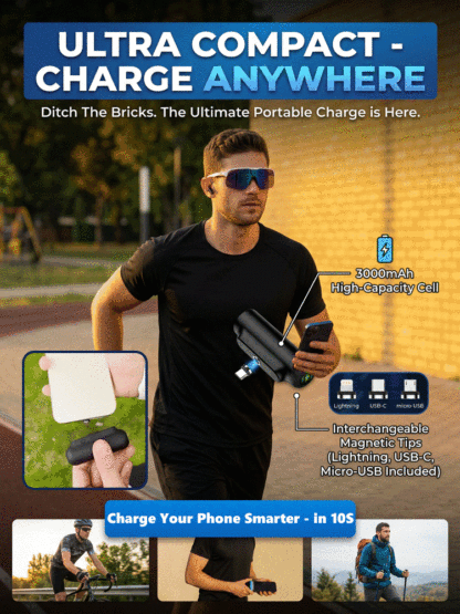 [Limited-time offer: Universal Magnetic Power Bank with Three Interfaces]