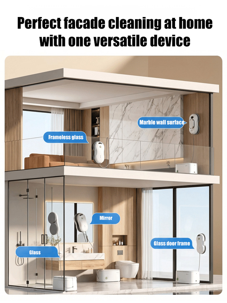 Fully Automatic Electric Window Cleaning Robot