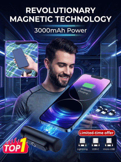 [Limited-time offer: Universal Magnetic Power Bank with Three Interfaces]