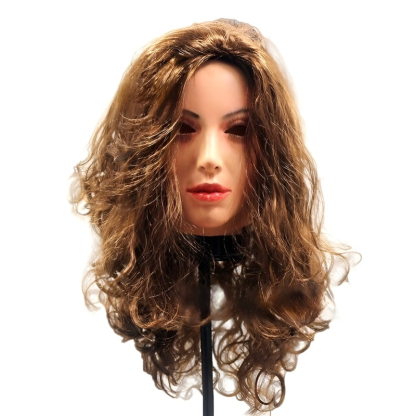 🎭 Movie-Grade 1:1 Realistic Silicone Mask (Medical-Grade, 25°C Cooling Gel & Hand-Planted Hair)