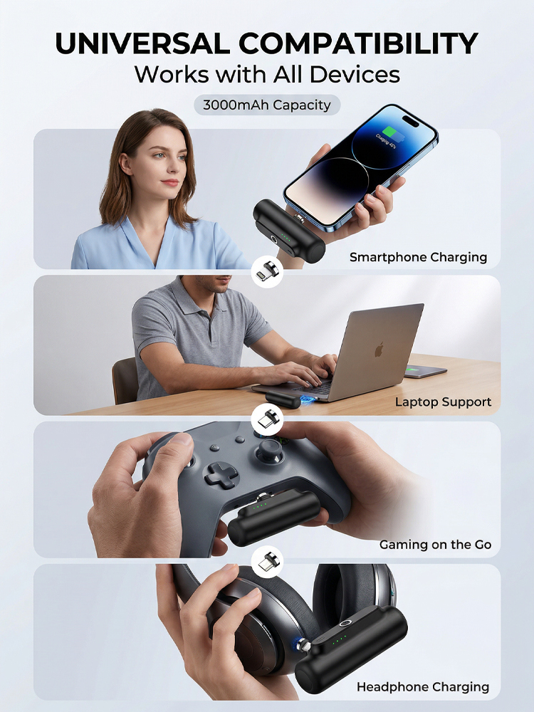 [Limited-time offer: Universal Magnetic Power Bank with Three Interfaces]