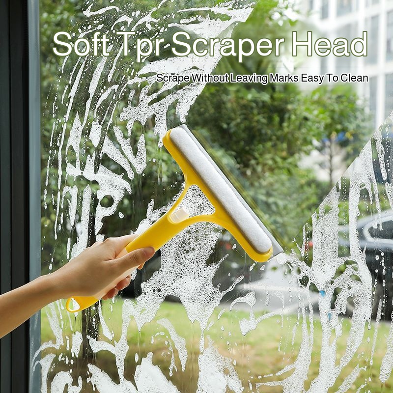 Threeinone glass scraper countertop window mirror scraper cleaning tools