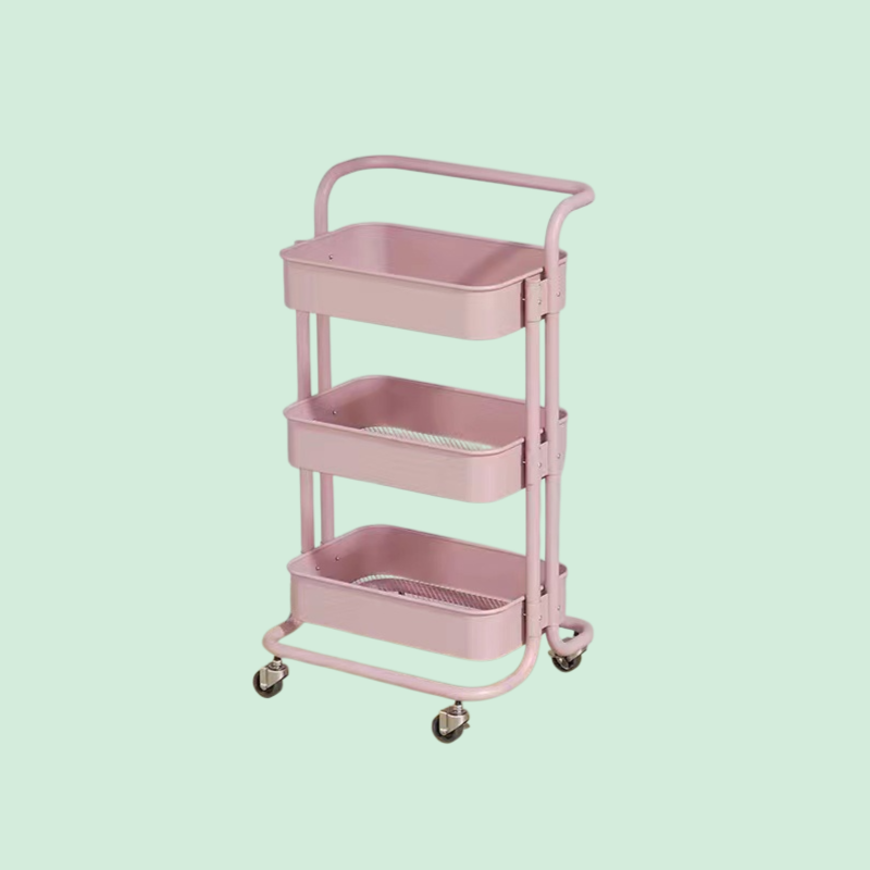  Removable Rolling Organizer Cart for Kitchen, Bathroom, Bedroom, and Dormitory