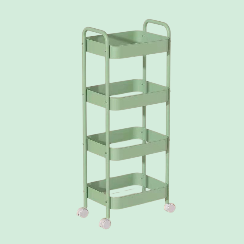  Removable Rolling Organizer Cart for Kitchen, Bathroom, Bedroom, and Dormitory