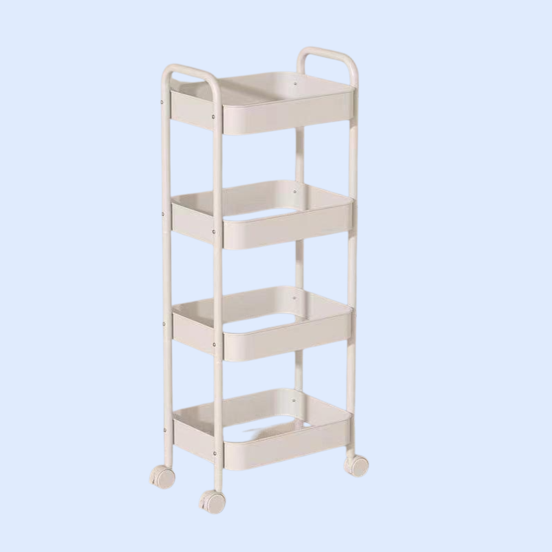  Removable Rolling Organizer Cart for Kitchen, Bathroom, Bedroom, and Dormitory