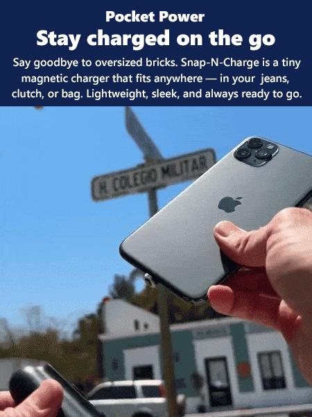 [Limited-time offer: Universal Magnetic Power Bank with Three Interfaces]