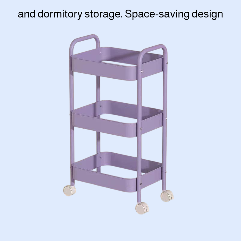  Removable Rolling Organizer Cart for Kitchen, Bathroom, Bedroom, and Dormitory