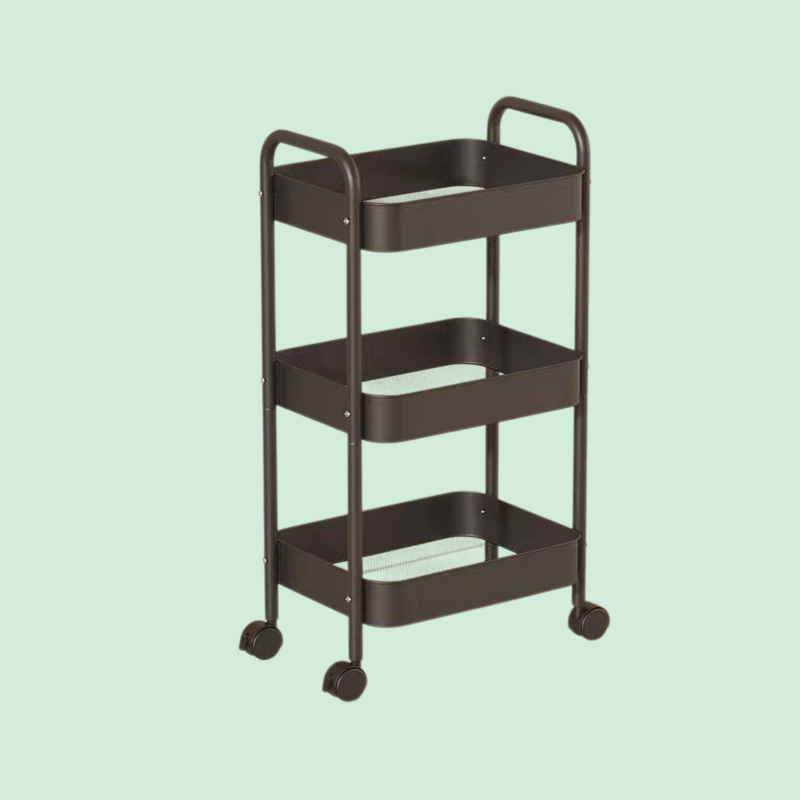  Removable Rolling Organizer Cart for Kitchen, Bathroom, Bedroom, and Dormitory