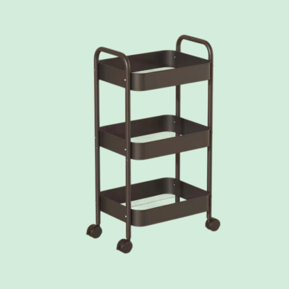  Removable Rolling Organizer Cart for Kitchen, Bathroom, Bedroom, and Dormitory
