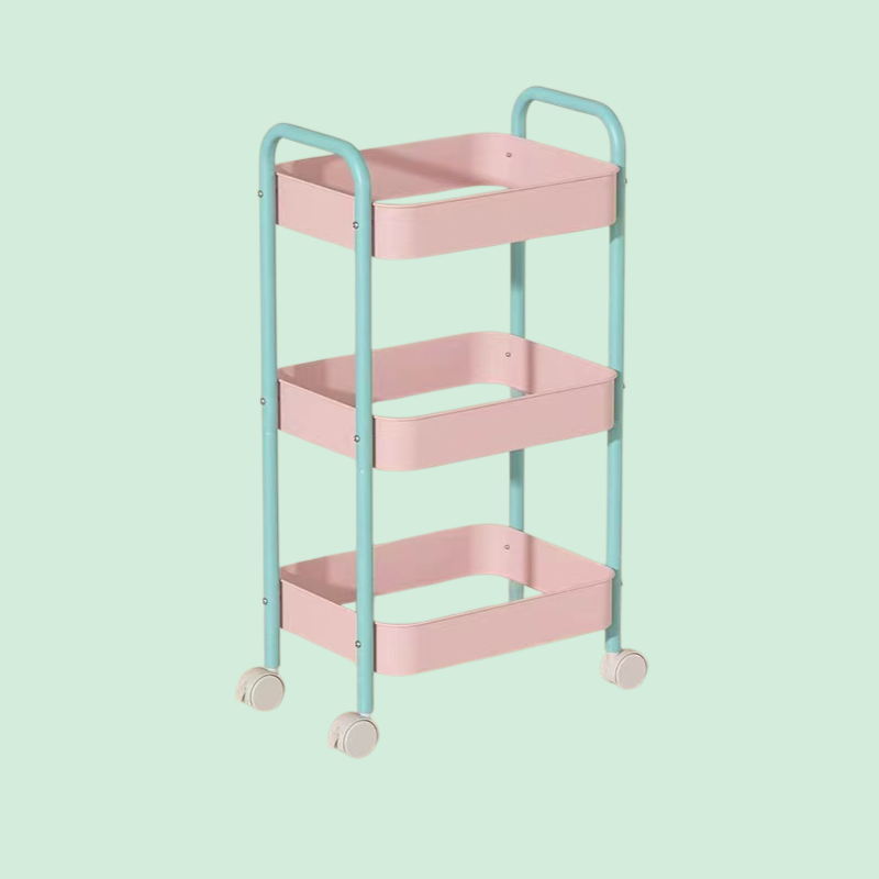  Removable Rolling Organizer Cart for Kitchen, Bathroom, Bedroom, and Dormitory