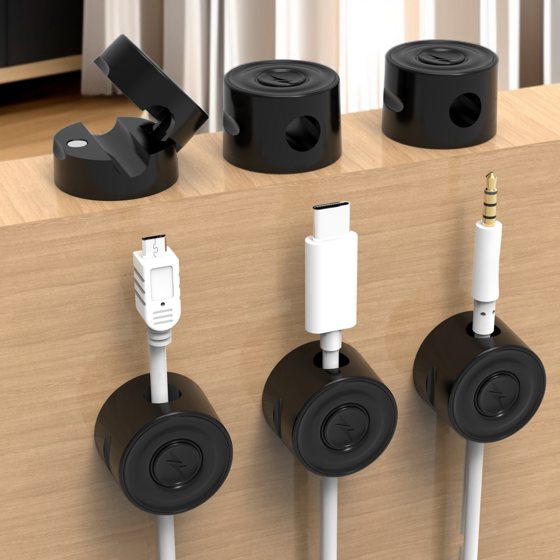 Magnetic cable organizer