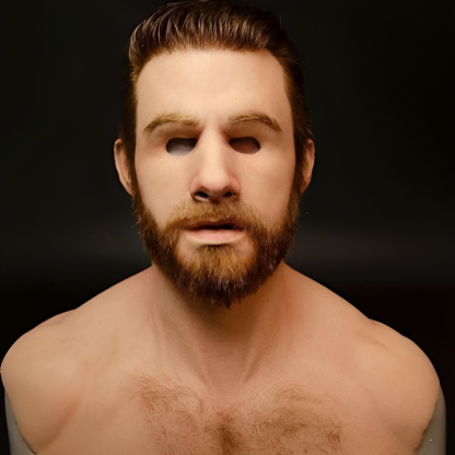 🎭 Movie-Grade 1:1 Realistic Silicone Mask (Medical-Grade, 25°C Cooling Gel & Hand-Planted Hair)