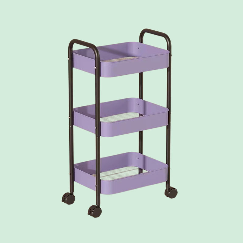  Removable Rolling Organizer Cart for Kitchen, Bathroom, Bedroom, and Dormitory