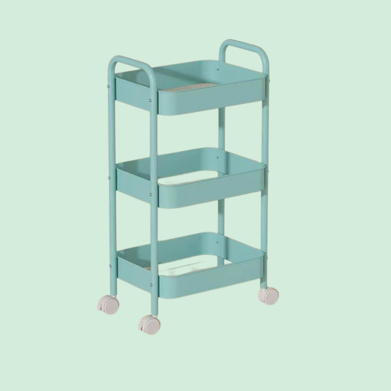  Removable Rolling Organizer Cart for Kitchen, Bathroom, Bedroom, and Dormitory