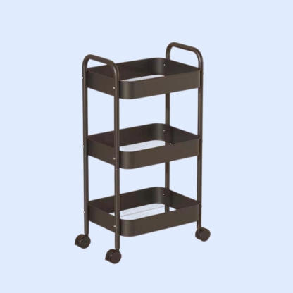  Removable Rolling Organizer Cart for Kitchen, Bathroom, Bedroom, and Dormitory