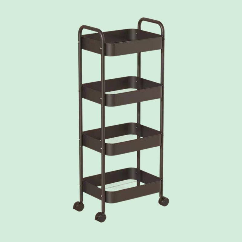  Removable Rolling Organizer Cart for Kitchen, Bathroom, Bedroom, and Dormitory