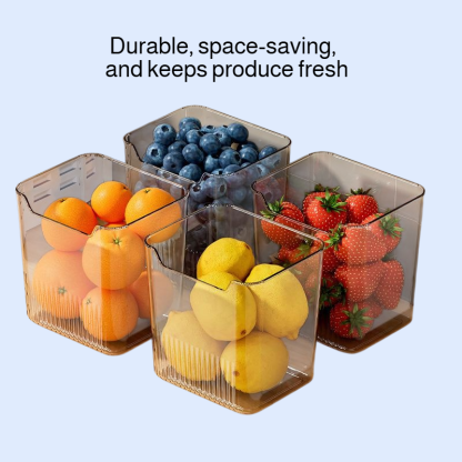 Side door refrigerator storage box food food vegetable and fruit classification preservation box sun