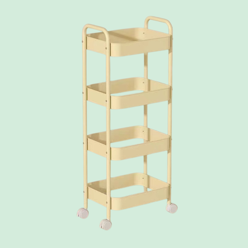  Removable Rolling Organizer Cart for Kitchen, Bathroom, Bedroom, and Dormitory