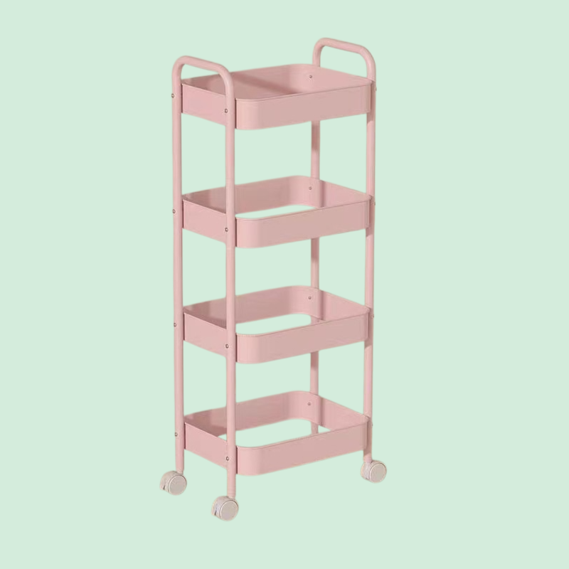  Removable Rolling Organizer Cart for Kitchen, Bathroom, Bedroom, and Dormitory