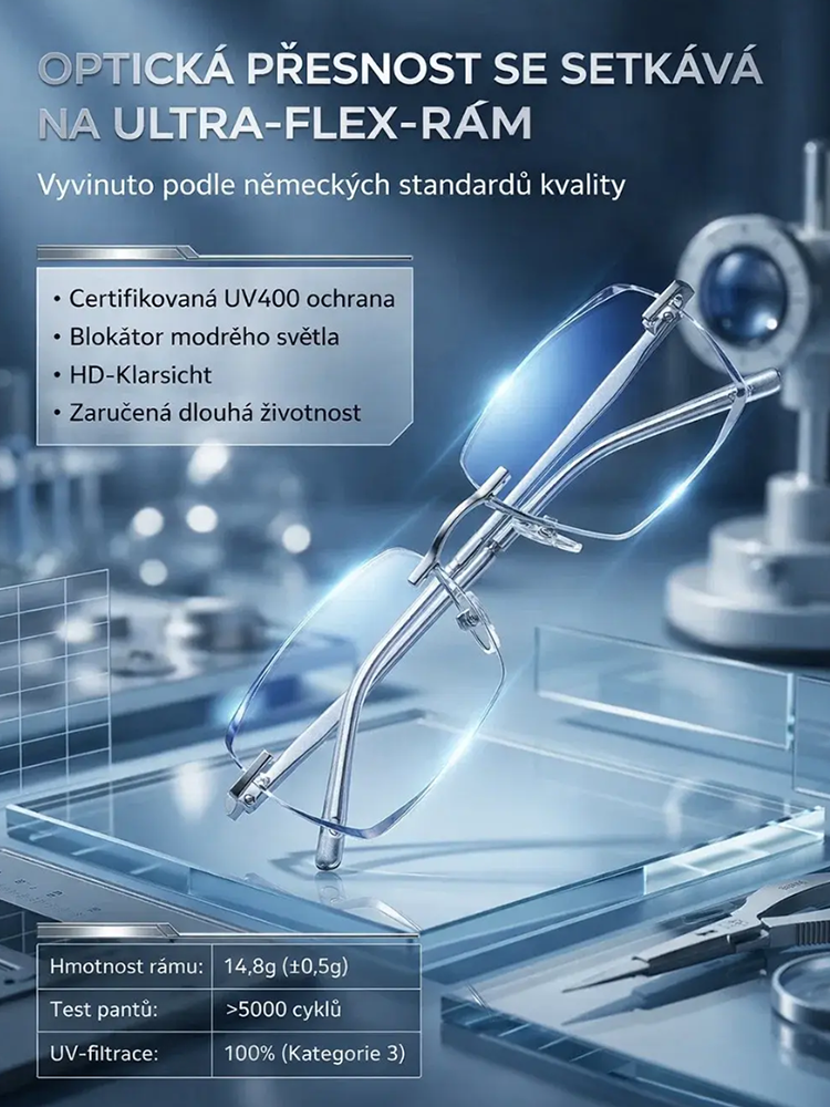 【Doporučeno očními lékaři v Praze】Automatické přizpůsobení dioptrií od 0 do 1000 