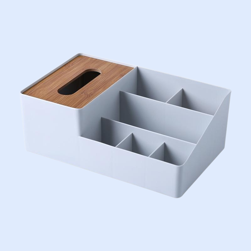 Stojan na kosmetiku a péči o pleť s boxem proti prachu