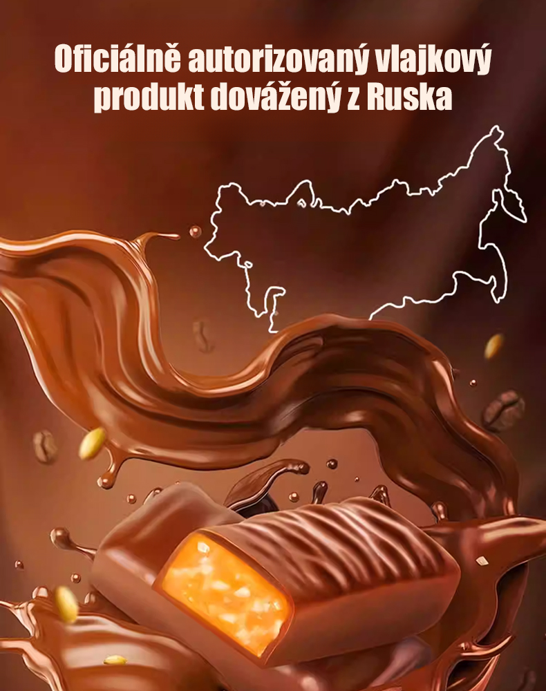 Ruský dovoz míchaných čokoládových bonbónů