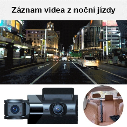 Trojitý HD WiFi palubní kamera