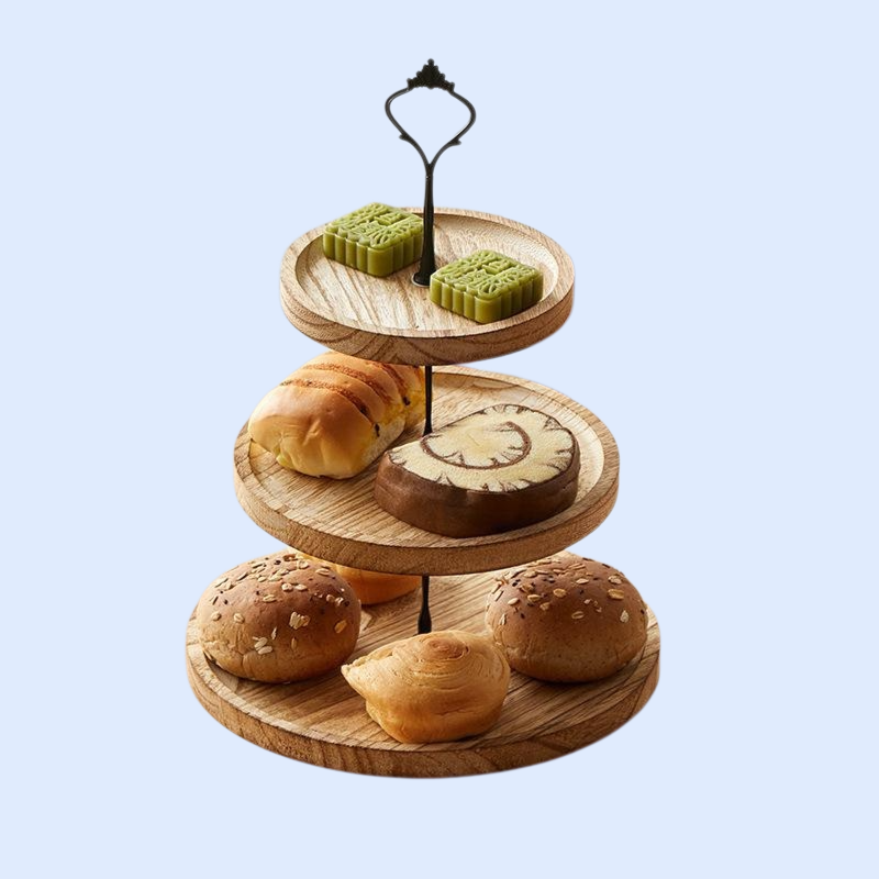 Úložné regály, regály na dezerty, dekorace na stůl