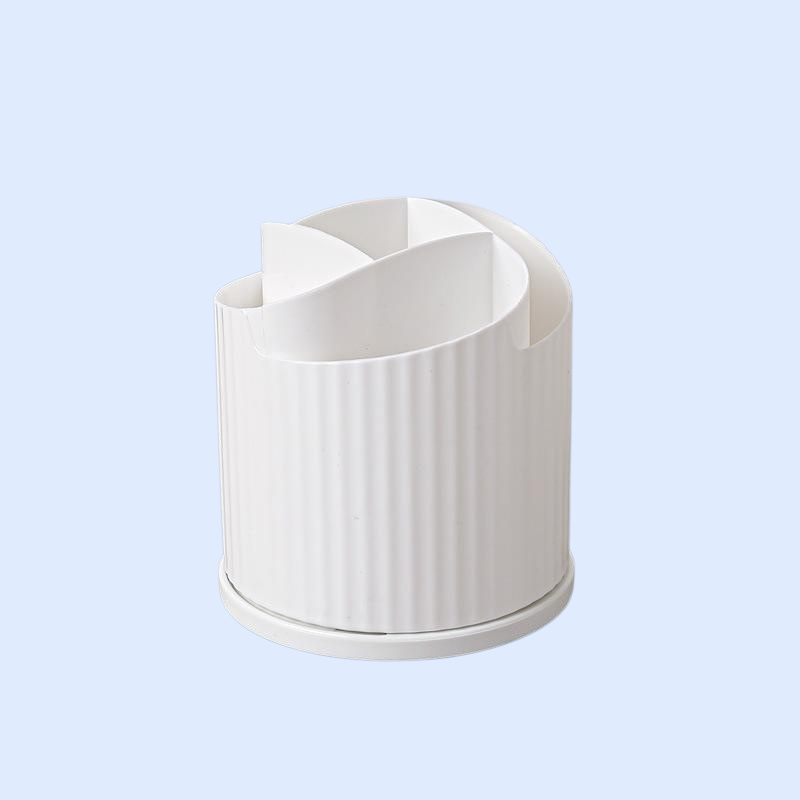 Otočný kosmetický stojan na štětce