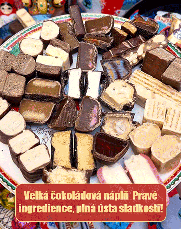 Ruský dovoz míchaných čokoládových bonbónů