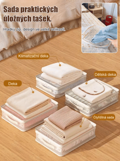 【Skladovací mistr】Domácí čtyřdílný úložný pytel