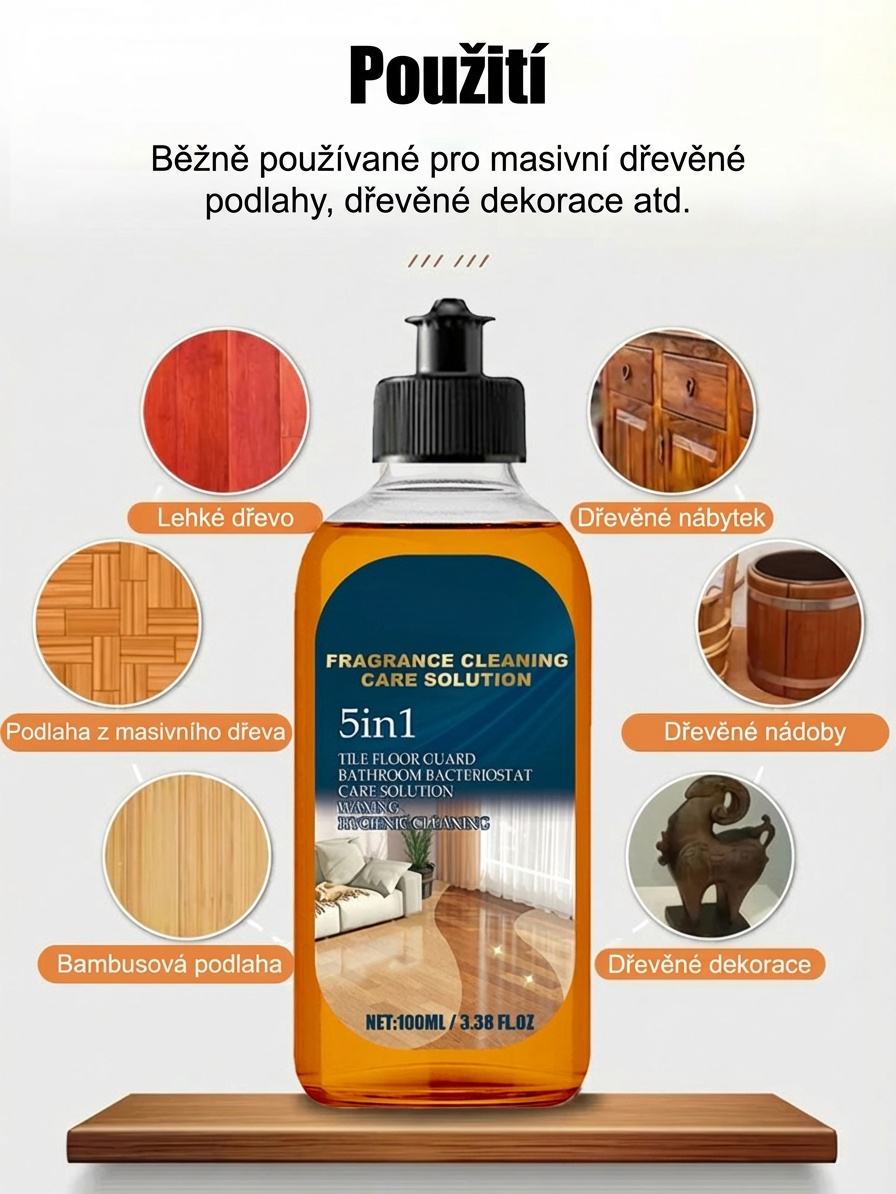 【Zářící až zářivý】Koncentrovaný přípravek na čištění podlah