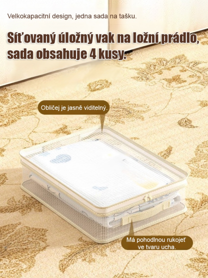 【Skladovací mistr】Domácí čtyřdílný úložný pytel