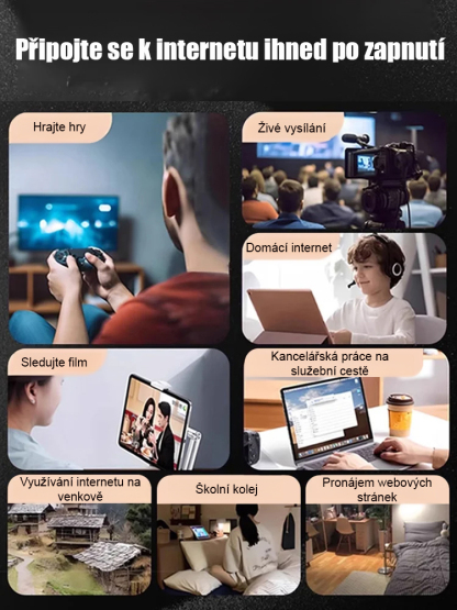 Šestipásmový zesilovač bezdrátového signálu