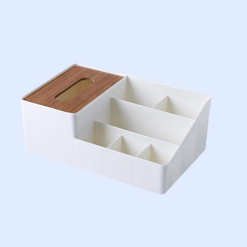 Stojan na kosmetiku a péči o pleť s boxem proti prachu