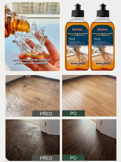 🏠Čisticí koncentrát na podlahy s efektem vysokého lesku. ✨Zrcadlový jas pro vaši podlahu bez námahy. Čistí, vyživuje a leští v jediném kroku.