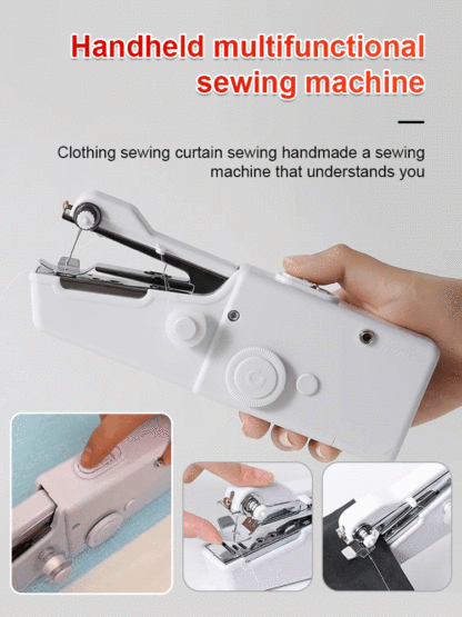 Multifunctional handheld small sewing machine