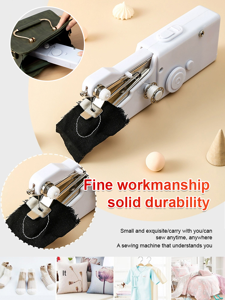 Multifunctional handheld small sewing machine