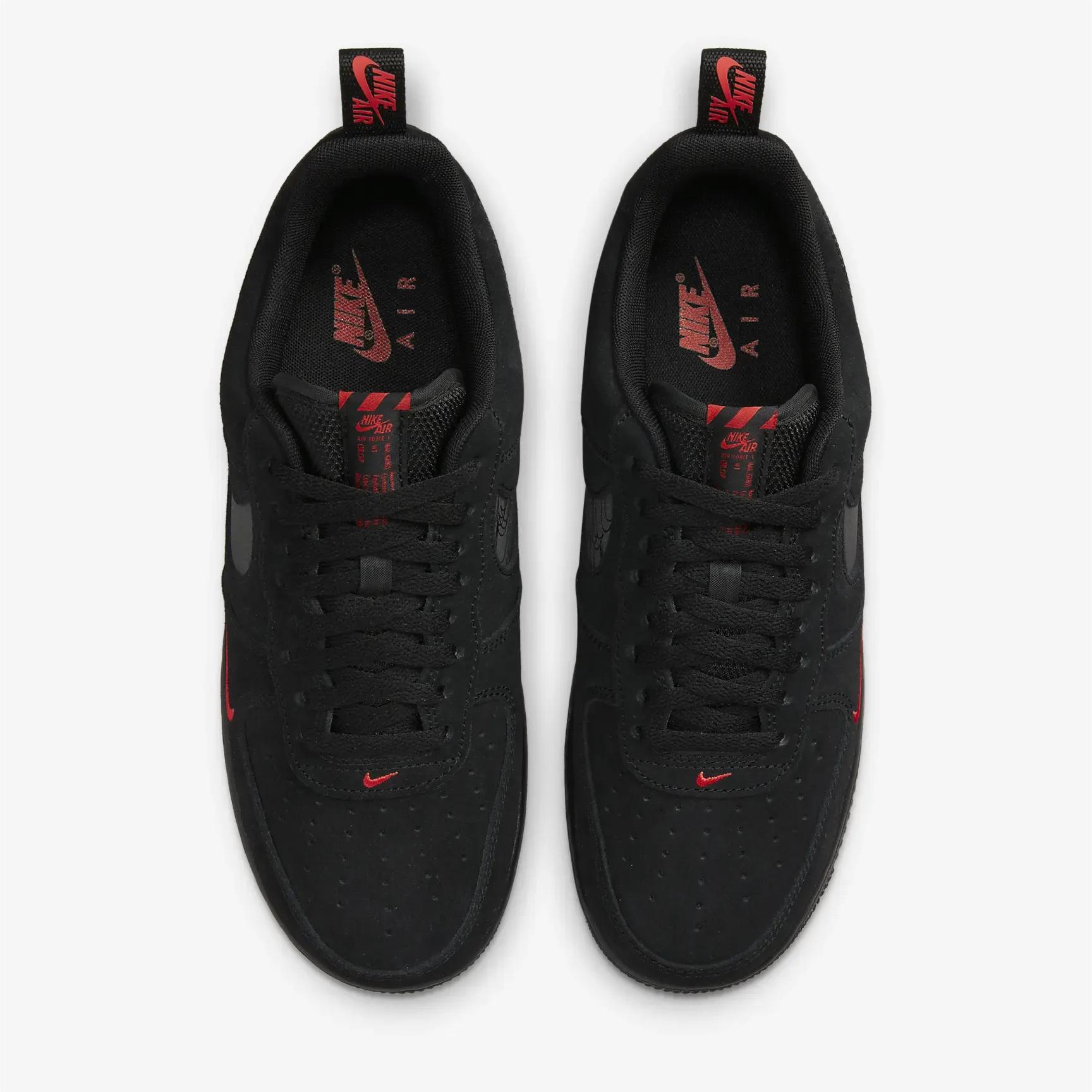NITHTKE Air Force 1 Low Multi-Swoosh Black Crimson