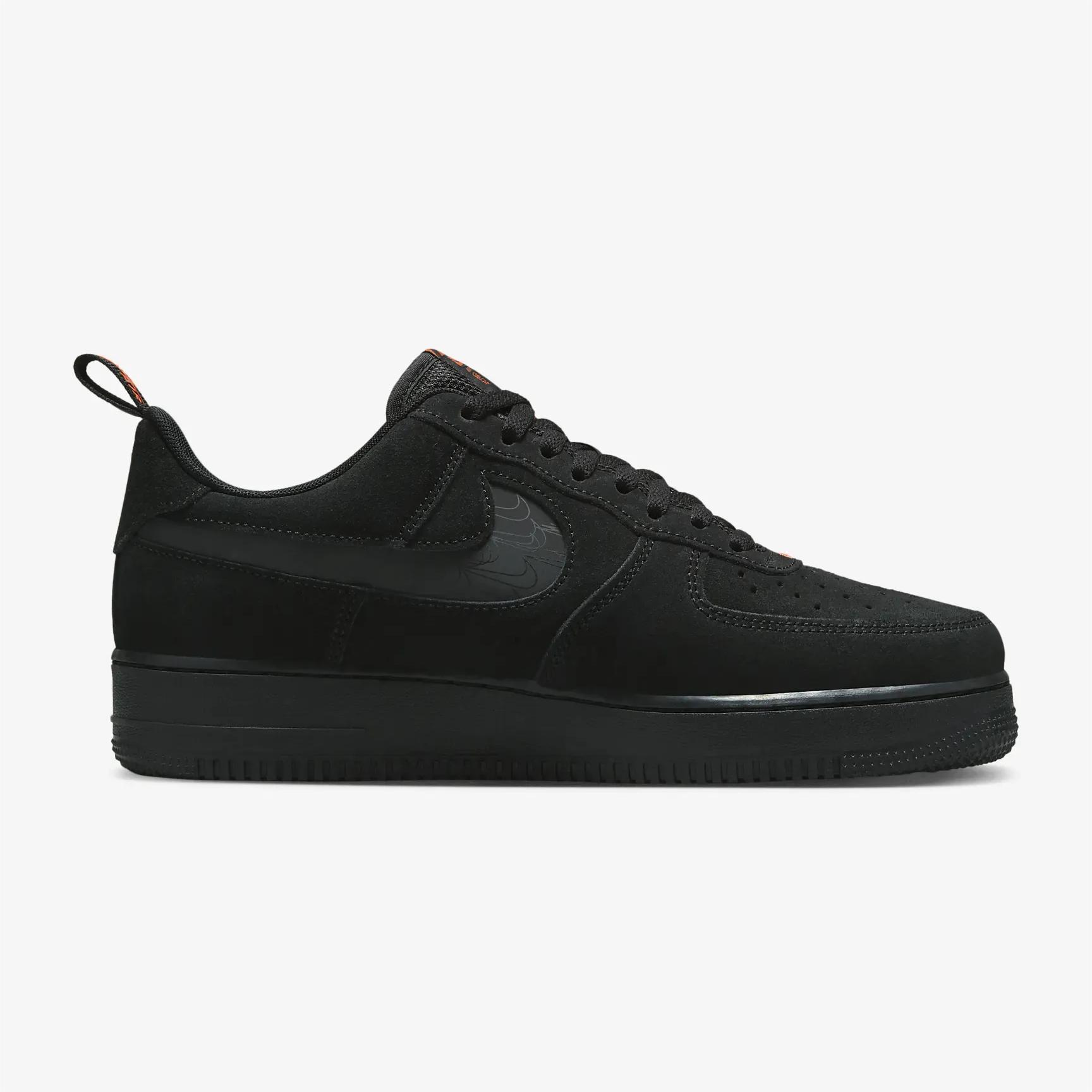 NITHTKE Air Force 1 Low Multi-Swoosh Black Crimson