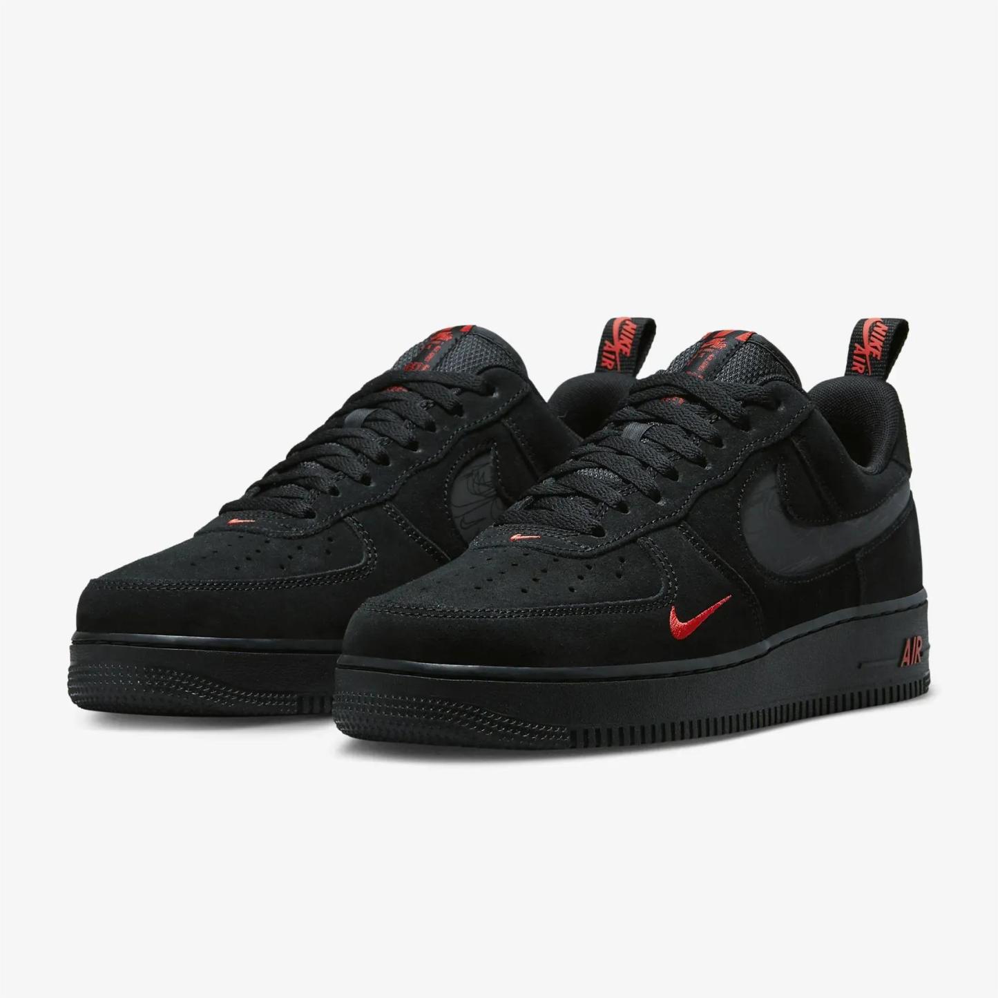 NITHTKE Air Force 1 Low Multi-Swoosh Black Crimson