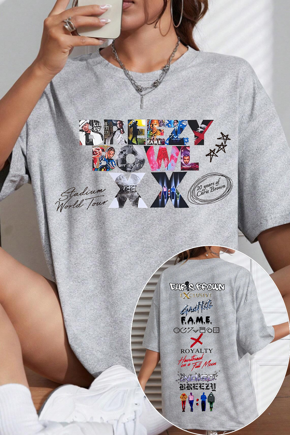 Breeze Bowl Journey front and back print T-shirt