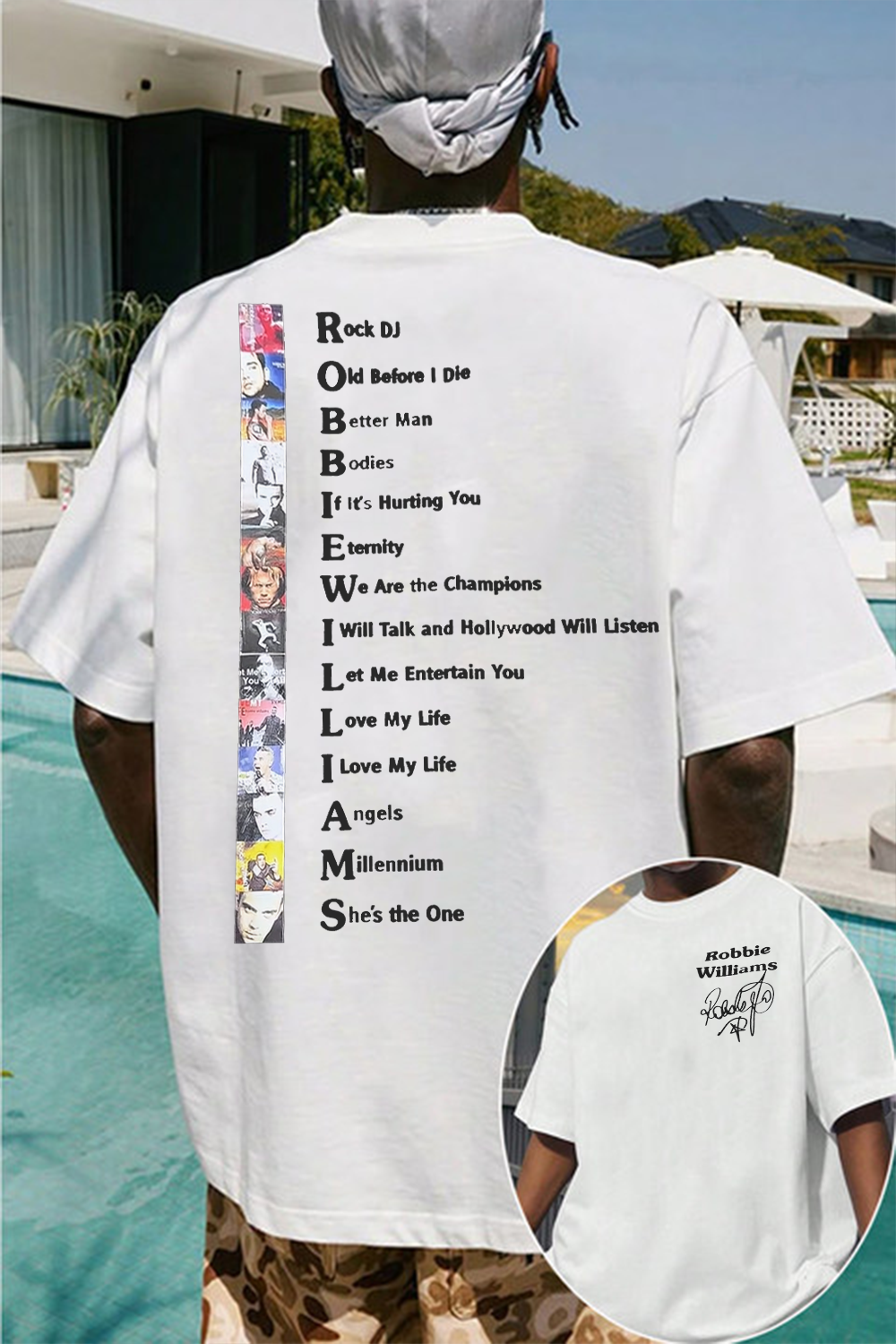 Robbie Williams Tour 2025 Shirt