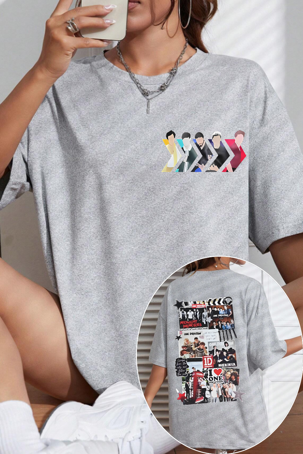 One band, five boys, endless memories. Wear your love with our One Direction T-shirt!